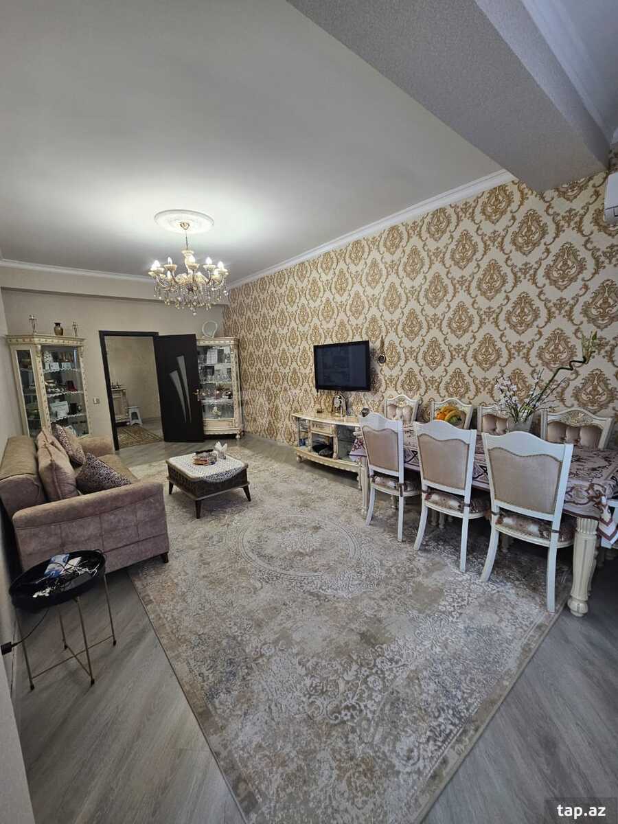 3-otaqlı yeni tikili, Həzi Aslanov m., 106 m²