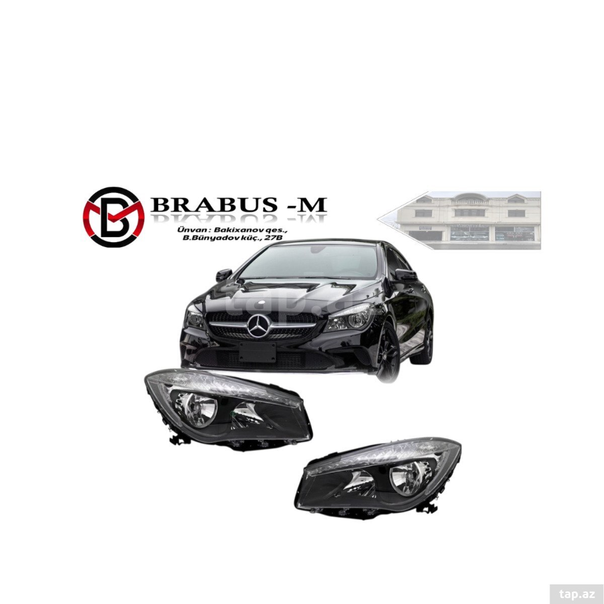 "Mercedes CLA W117" farası