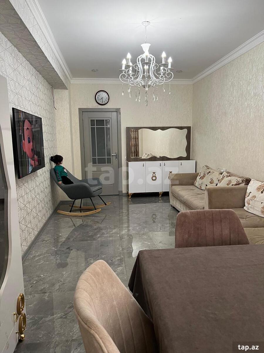 3-otaqlı yeni tikili, Həzi Aslanov m., 94 m²
