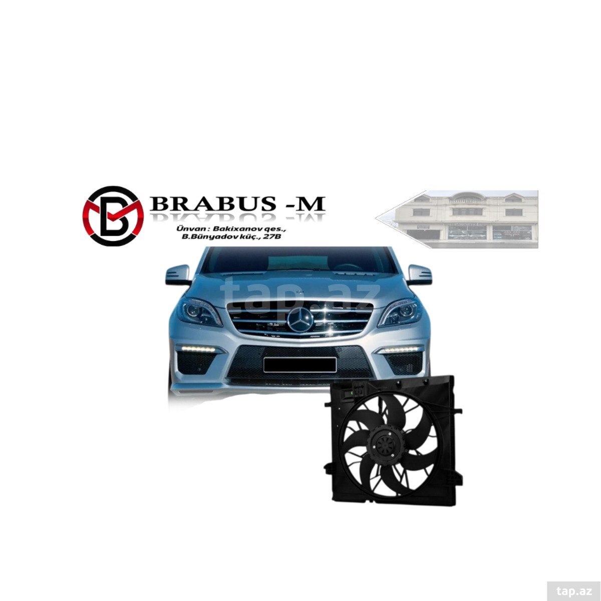 "Mercedes W166 ML" elektro pəri