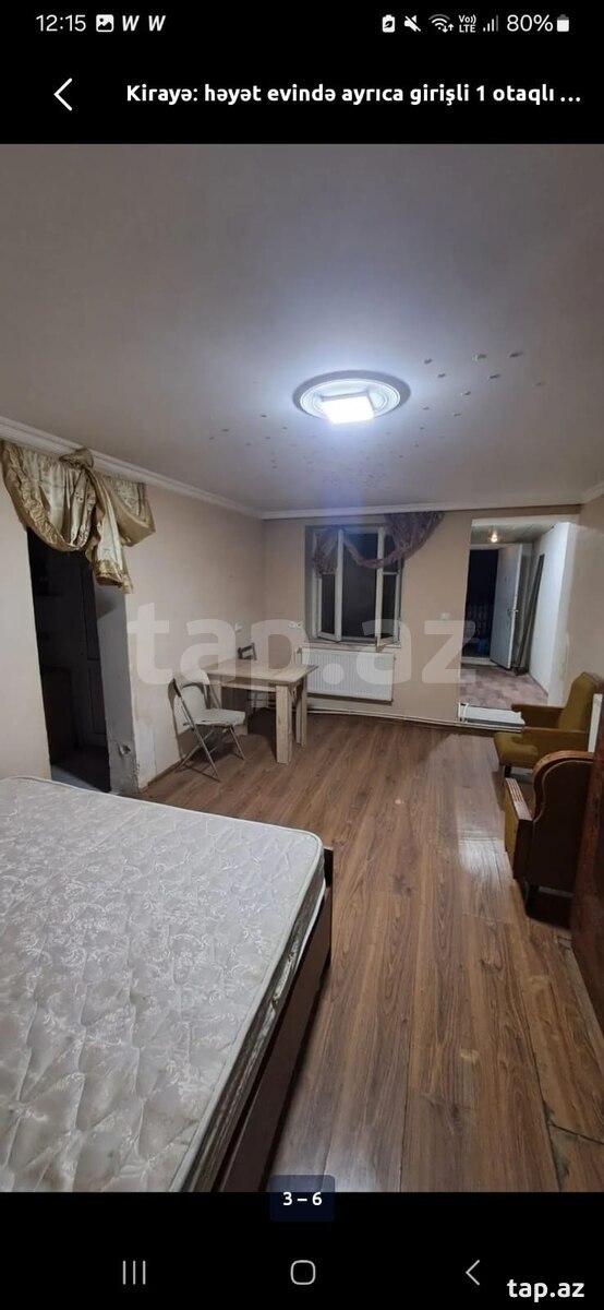 Həyət evi kirayə verilir, Biləcəri qəs.