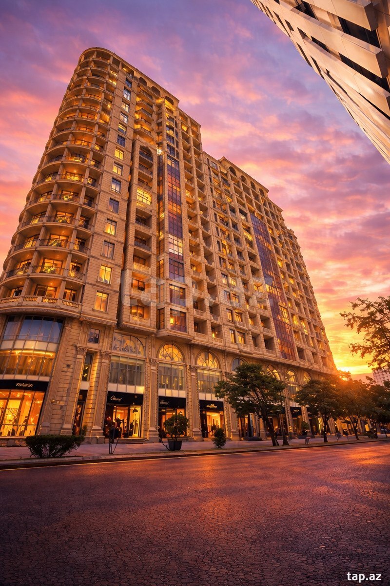 3-otaqlı yeni tikili, Nəsimi r., 202 m²