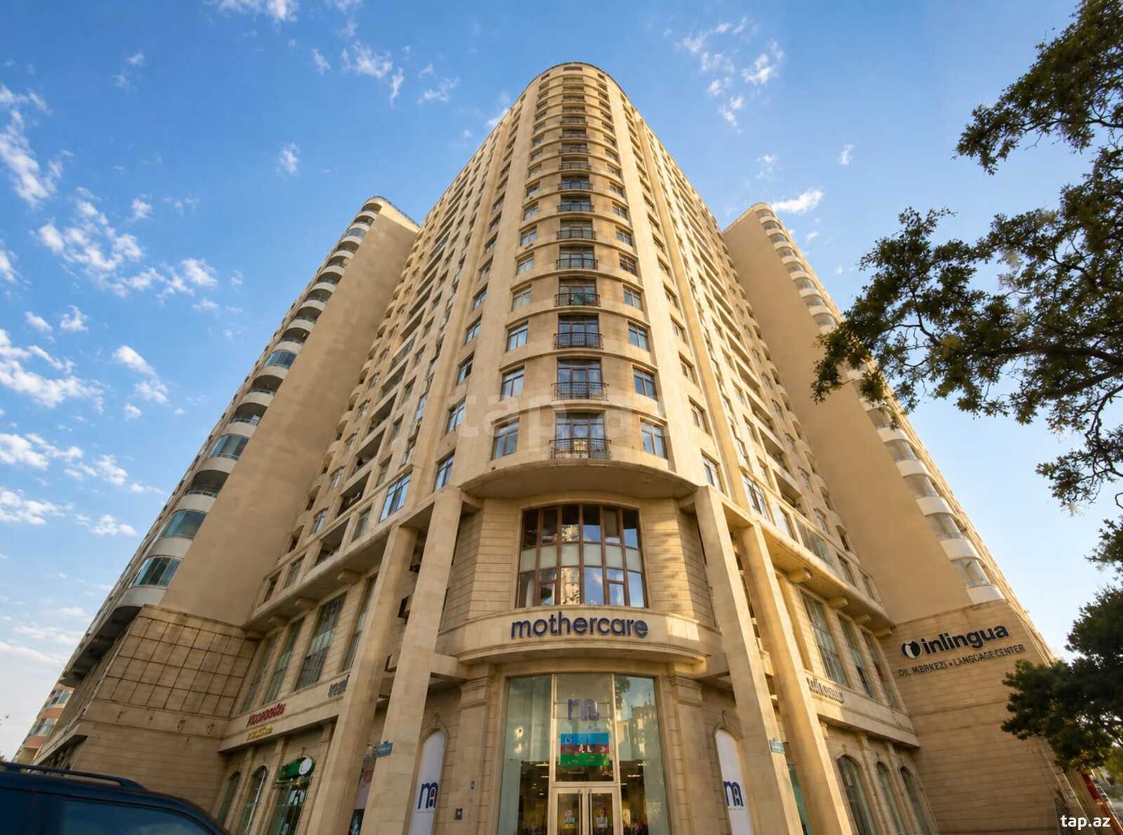 3-otaqlı yeni tikili kirayə verilir, Elmlər Akademiyası m., 146 m²