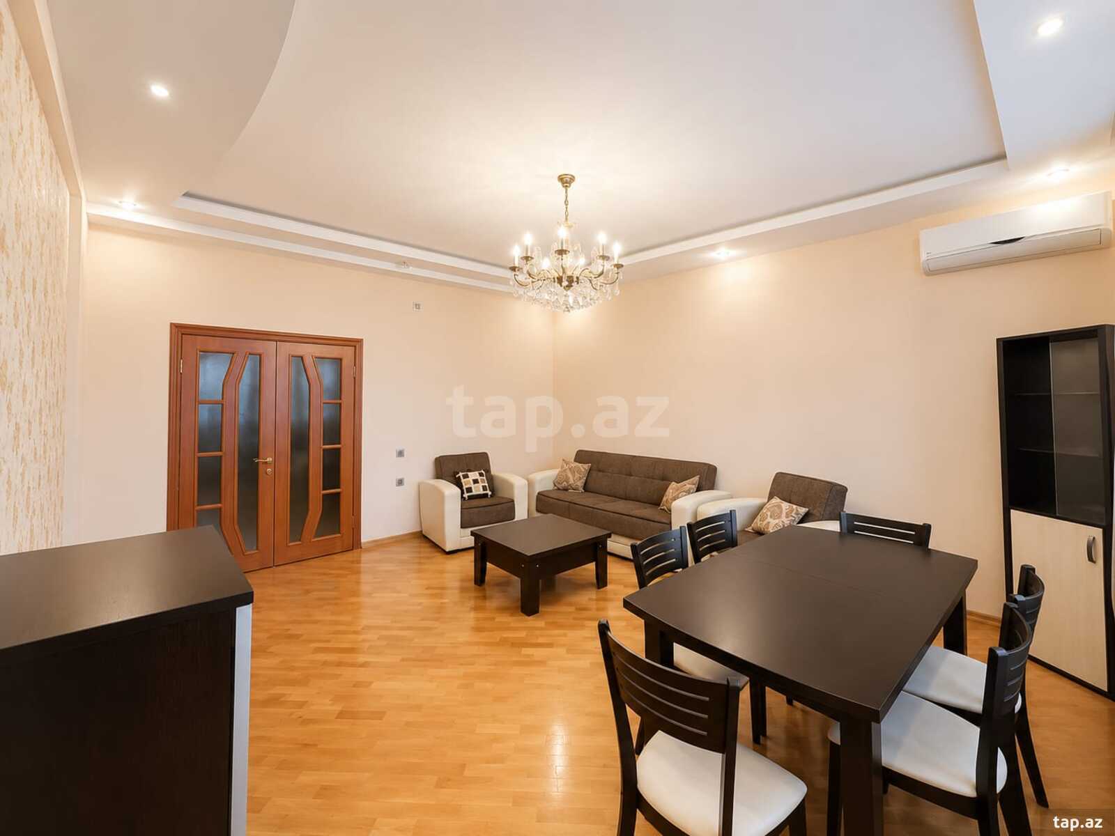 3-otaqlı yeni tikili kirayə verilir, Elmlər Akademiyası m., 146 m²