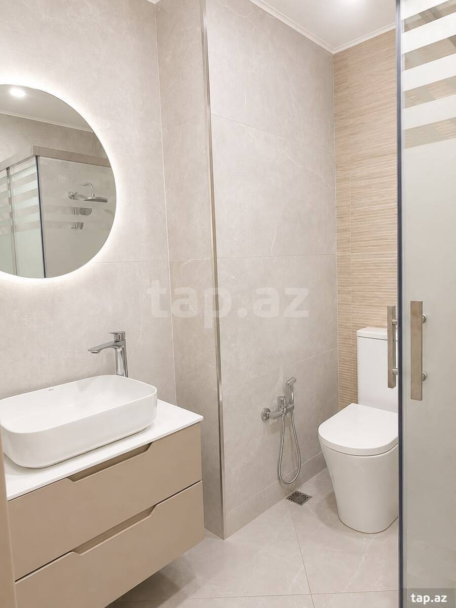2-otaqlı yeni tikili, Binəqədi r., 82 m²