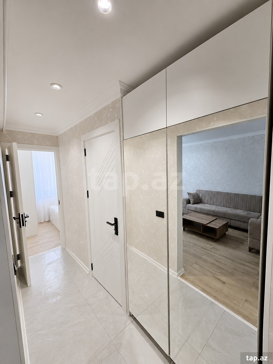 2-otaqlı mənzil kirayə verilir, Bəkir Çobanzadə küç., 45 m²