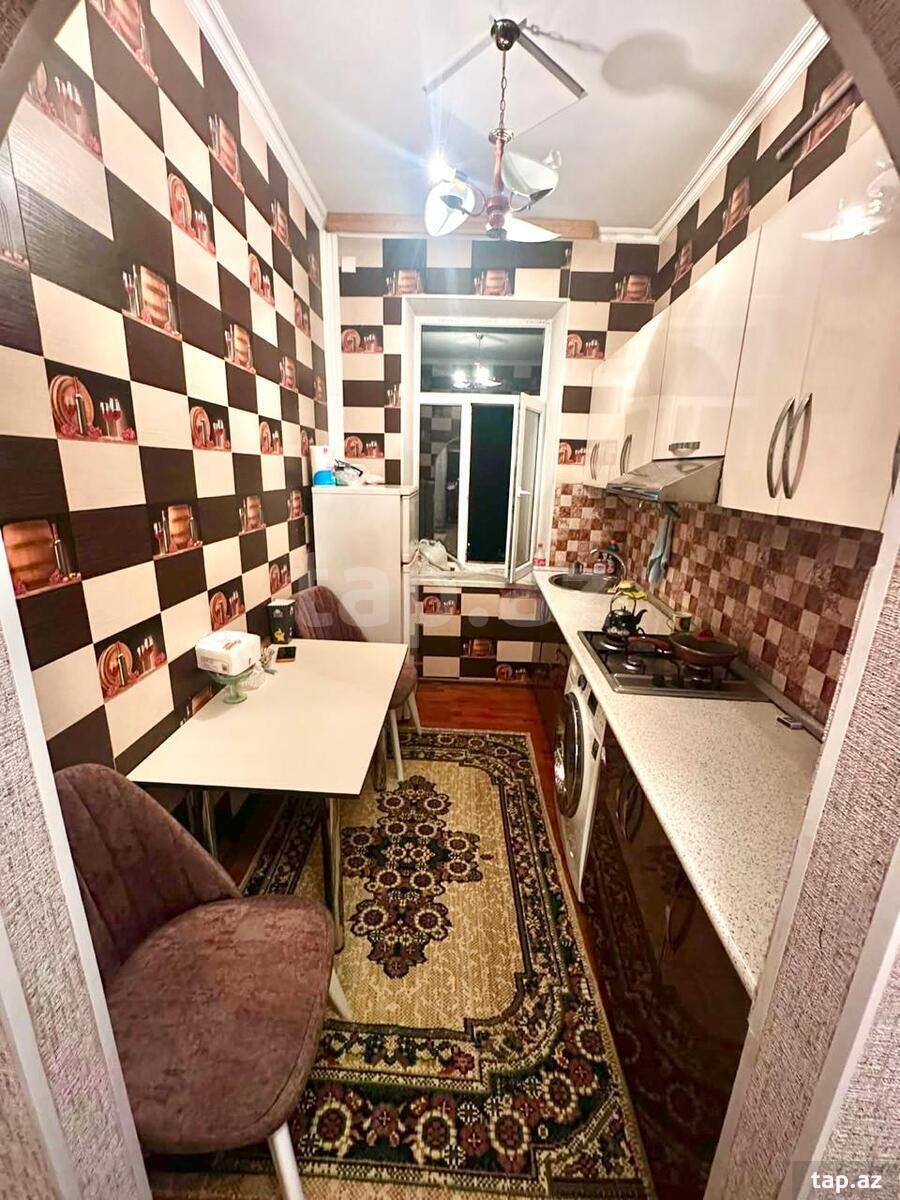 3-otaqlı mənzil kirayə verilir, Nərimanov r., 63 m²