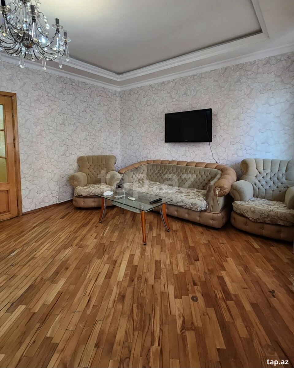 3-otaqlı yeni tikili kirayə verilir, N.Nərimanov m., 140 m²