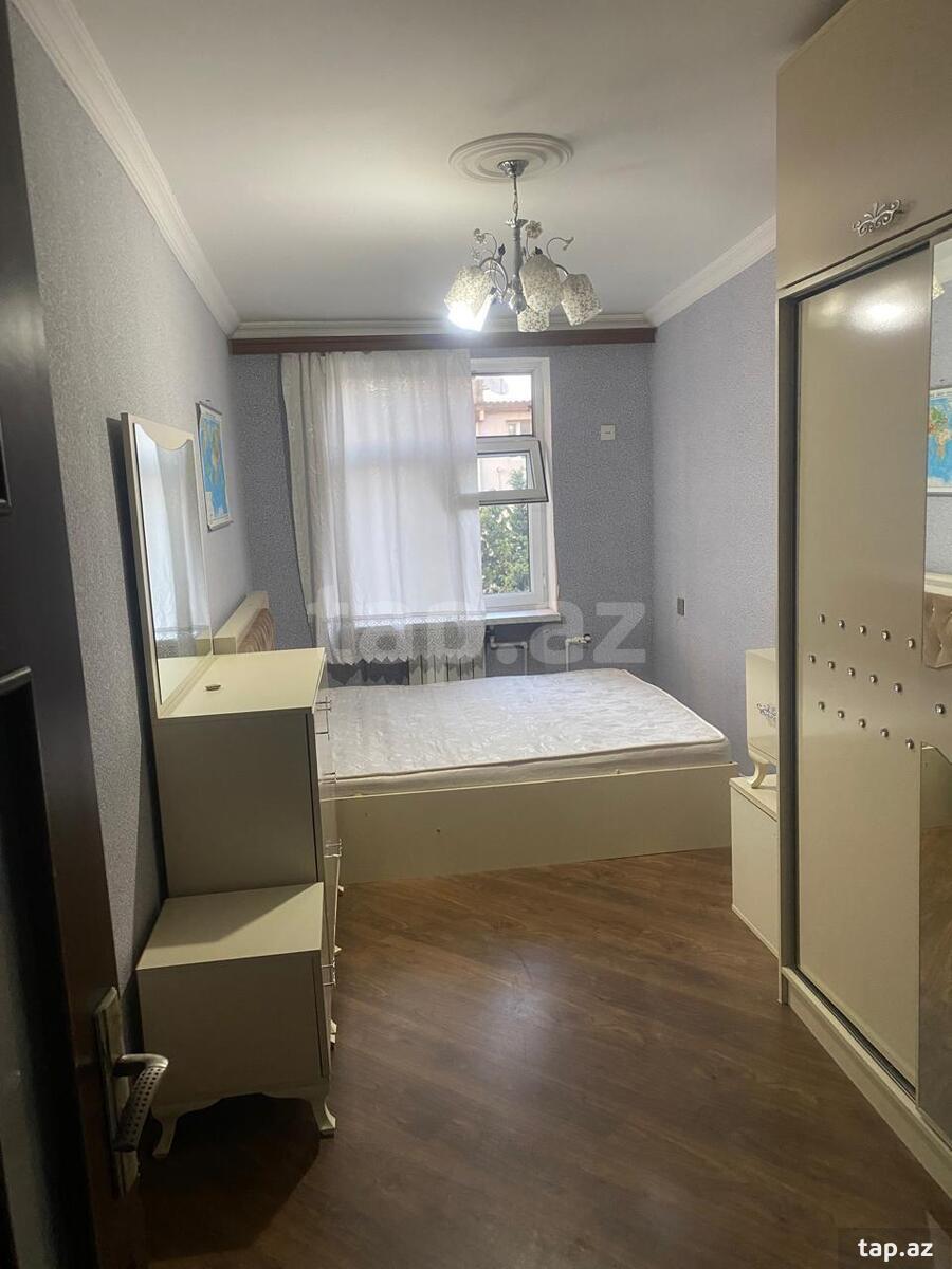 3-otaqlı mənzil kirayə verilir, N. Nərimanov m., 80 m²