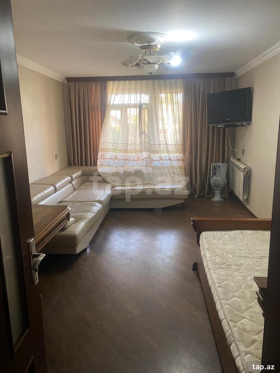 3-otaqlı mənzil kirayə verilir, N. Nərimanov m., 80 m²