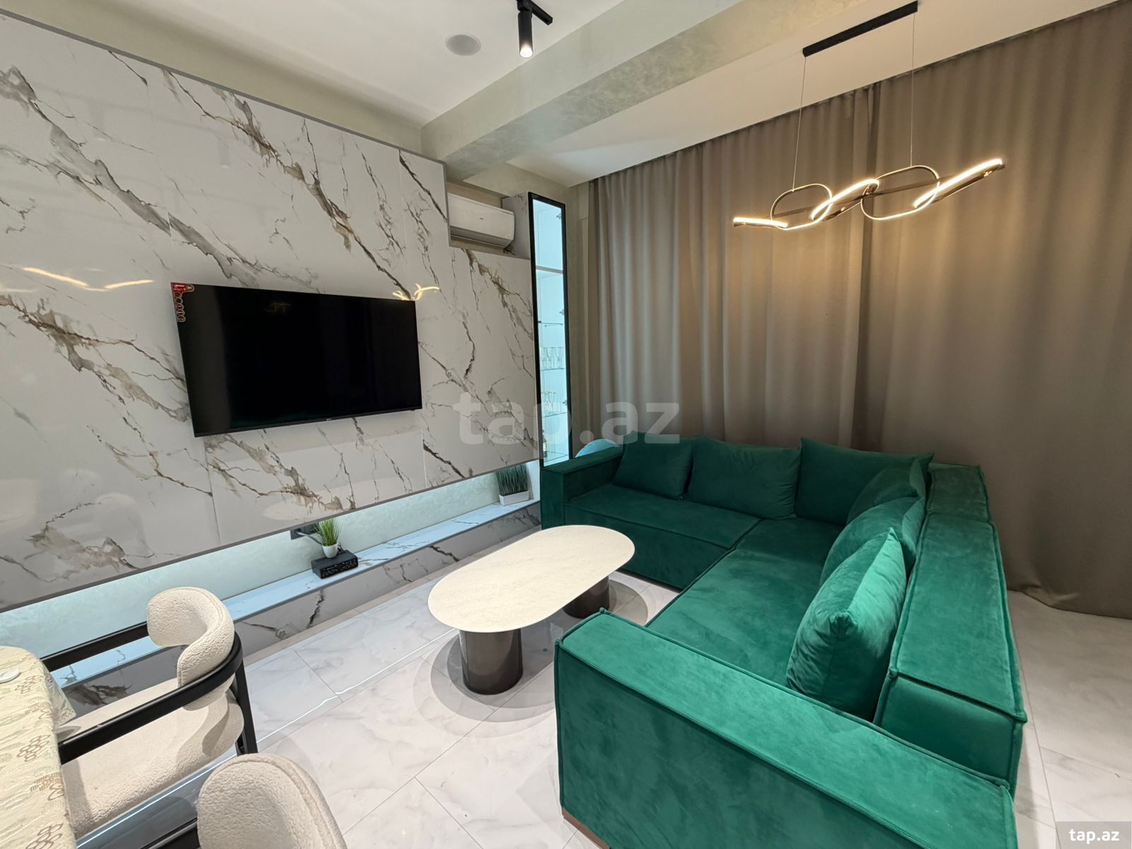 3-otaqlı yeni tikili kirayə verilir, Nardaran qəs., 98 m²