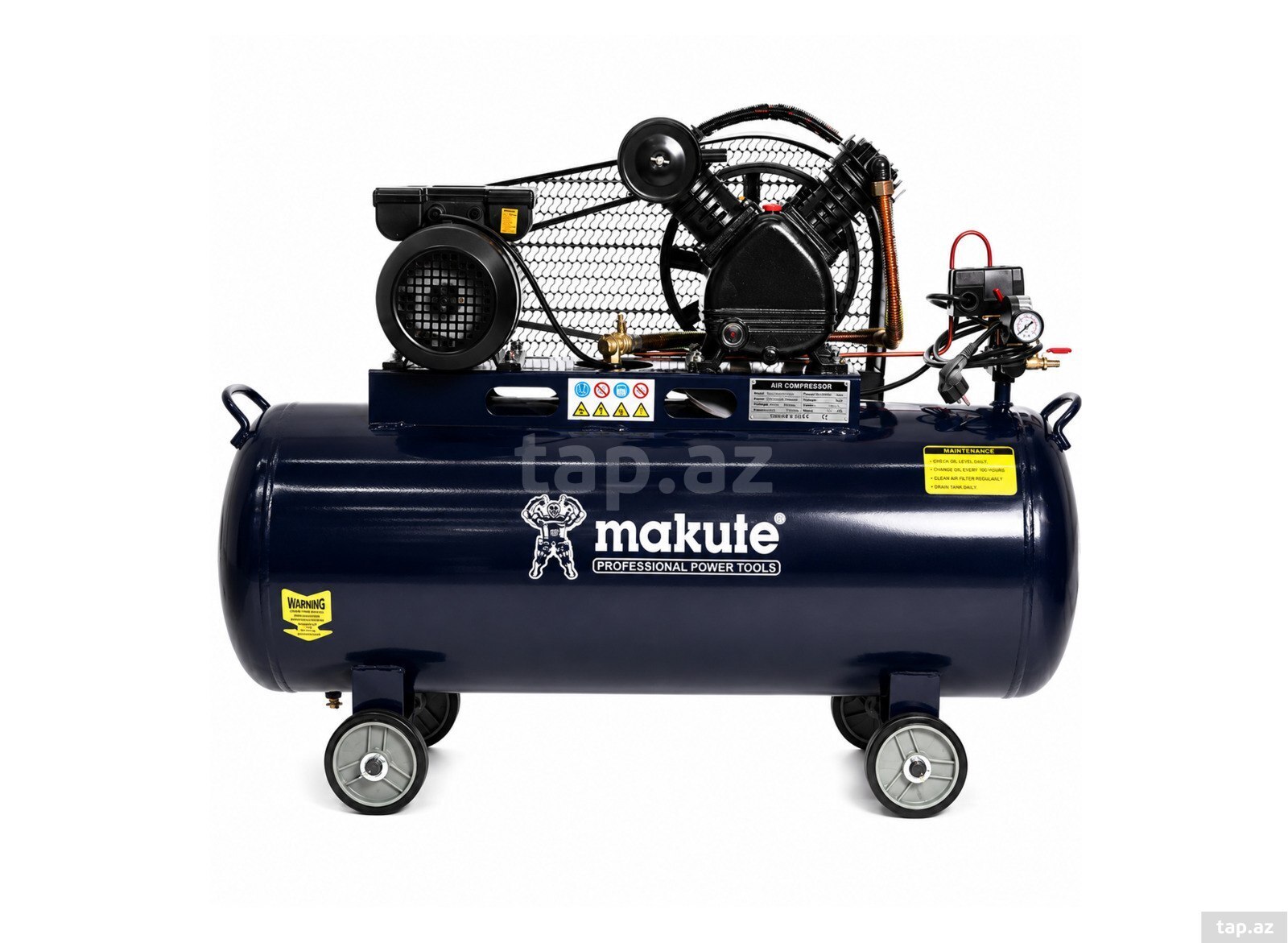 Makute hava kompressoru 150l Model: V-0.25 — 1