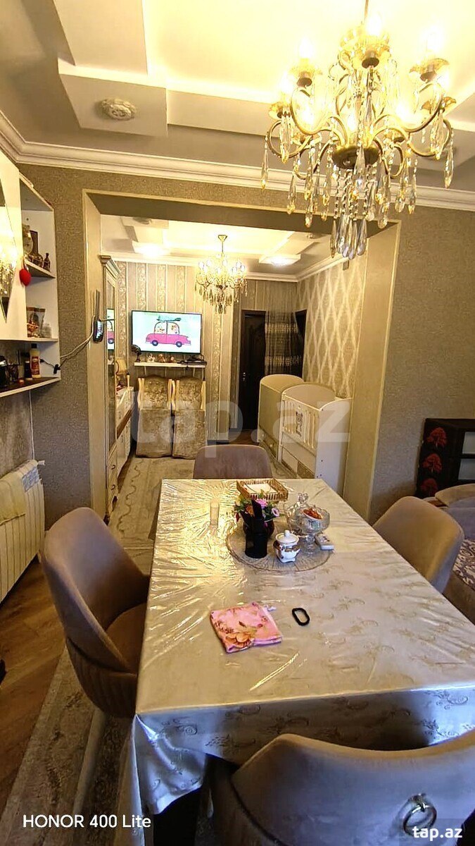 3-otaqlı mənzil, D.Bunyadzadə küç, 26, 70 m²