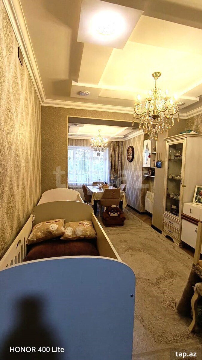 3-otaqlı mənzil, D.Bunyadzadə küç, 26, 70 m²