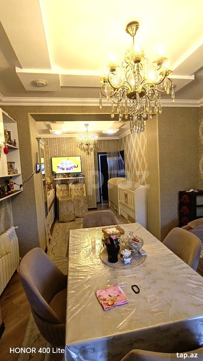 3-otaqlı mənzil, D.Bunyadzadə küç, 26, 70 m²