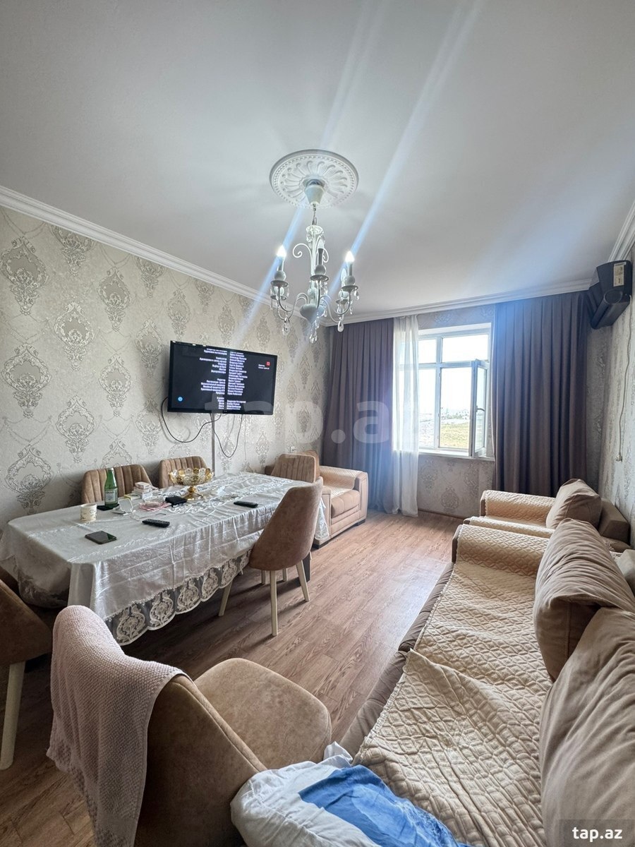 4-otaqlı mənzil, Hövsan, 75 m²