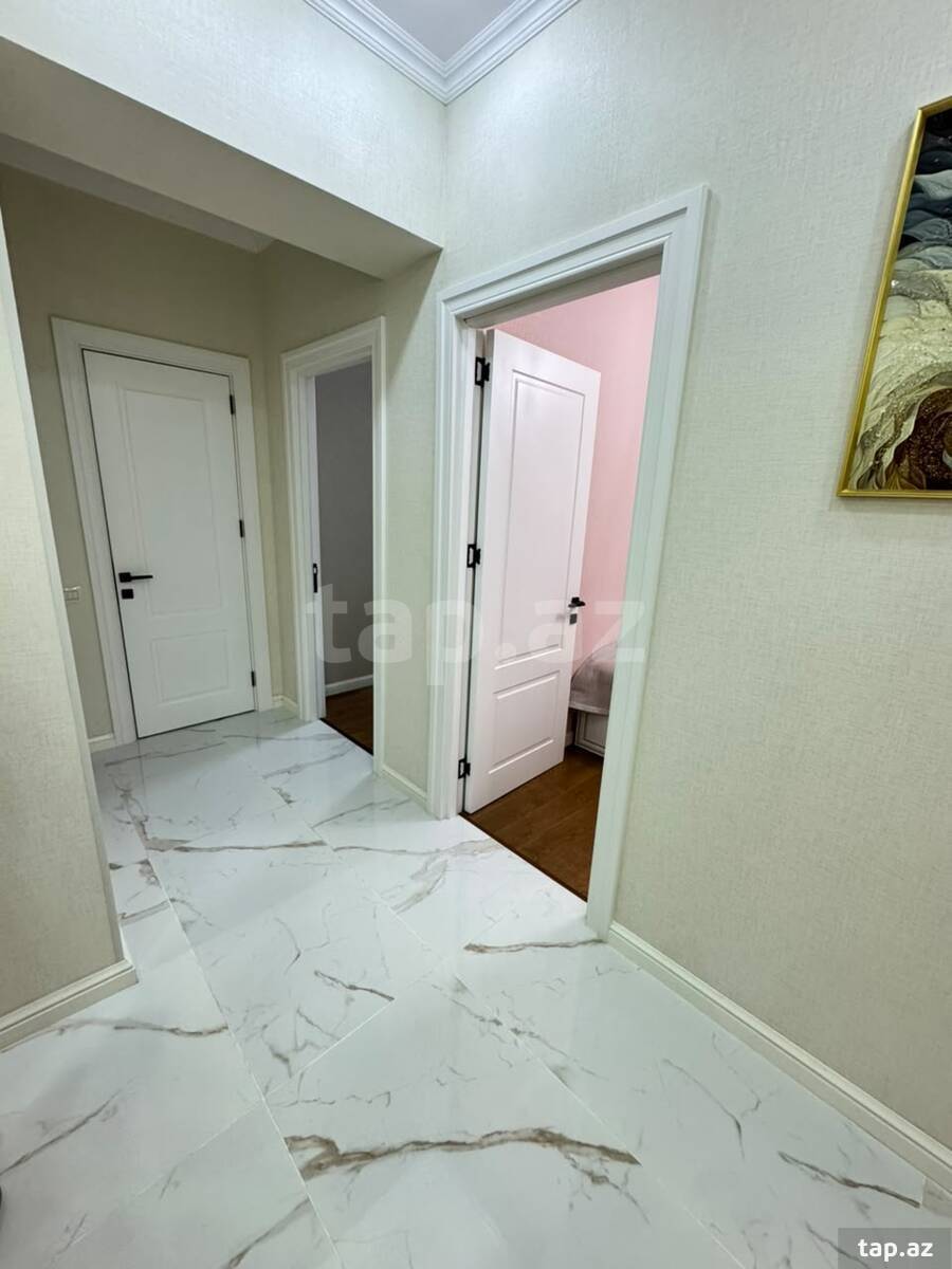 4-otaqlı yeni tikili, Yasamal r., 121 m²