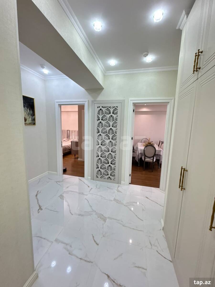 4-otaqlı yeni tikili, Yasamal r., 121 m²