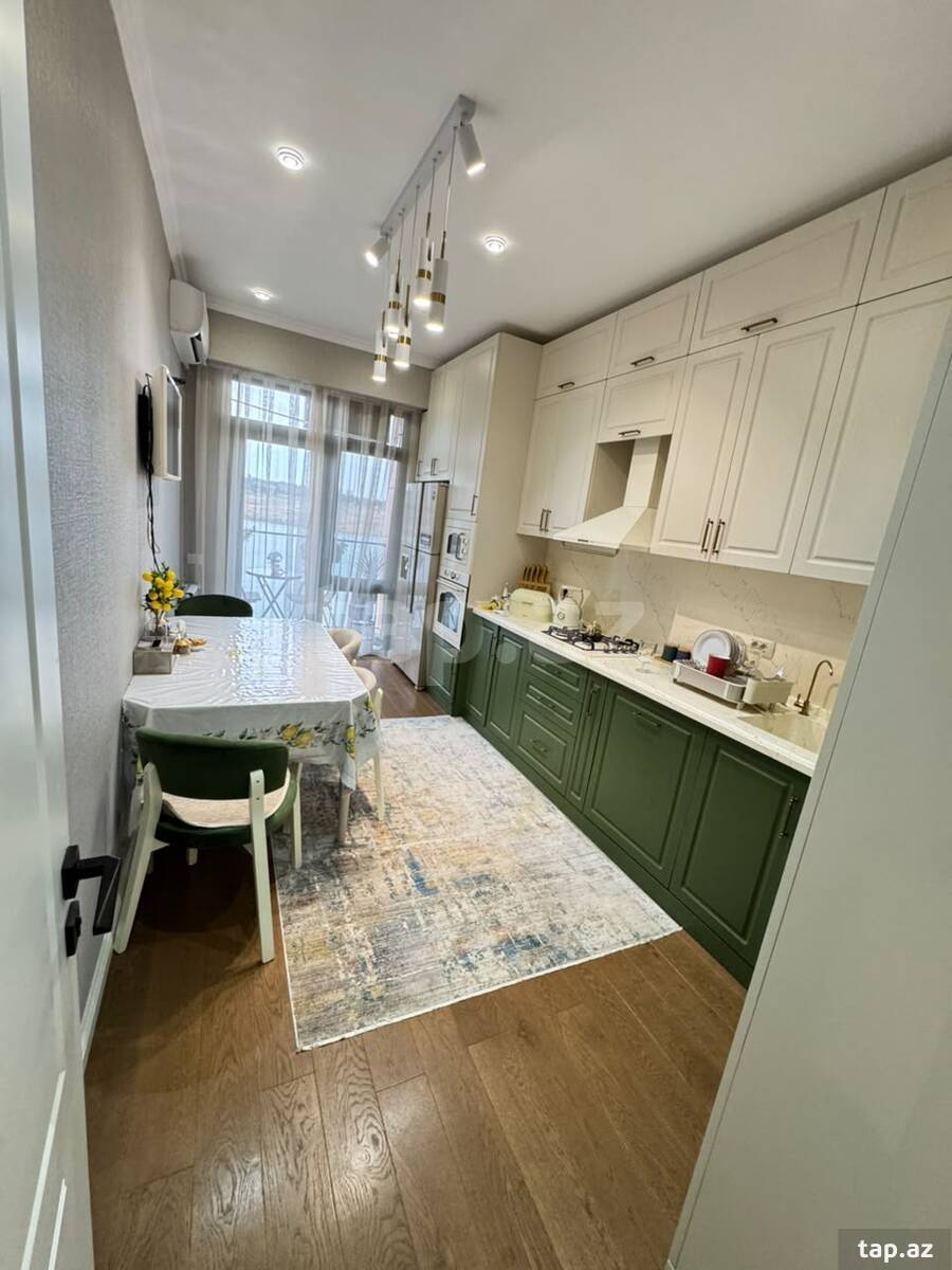 4-otaqlı yeni tikili, Yasamal r., 121 m²