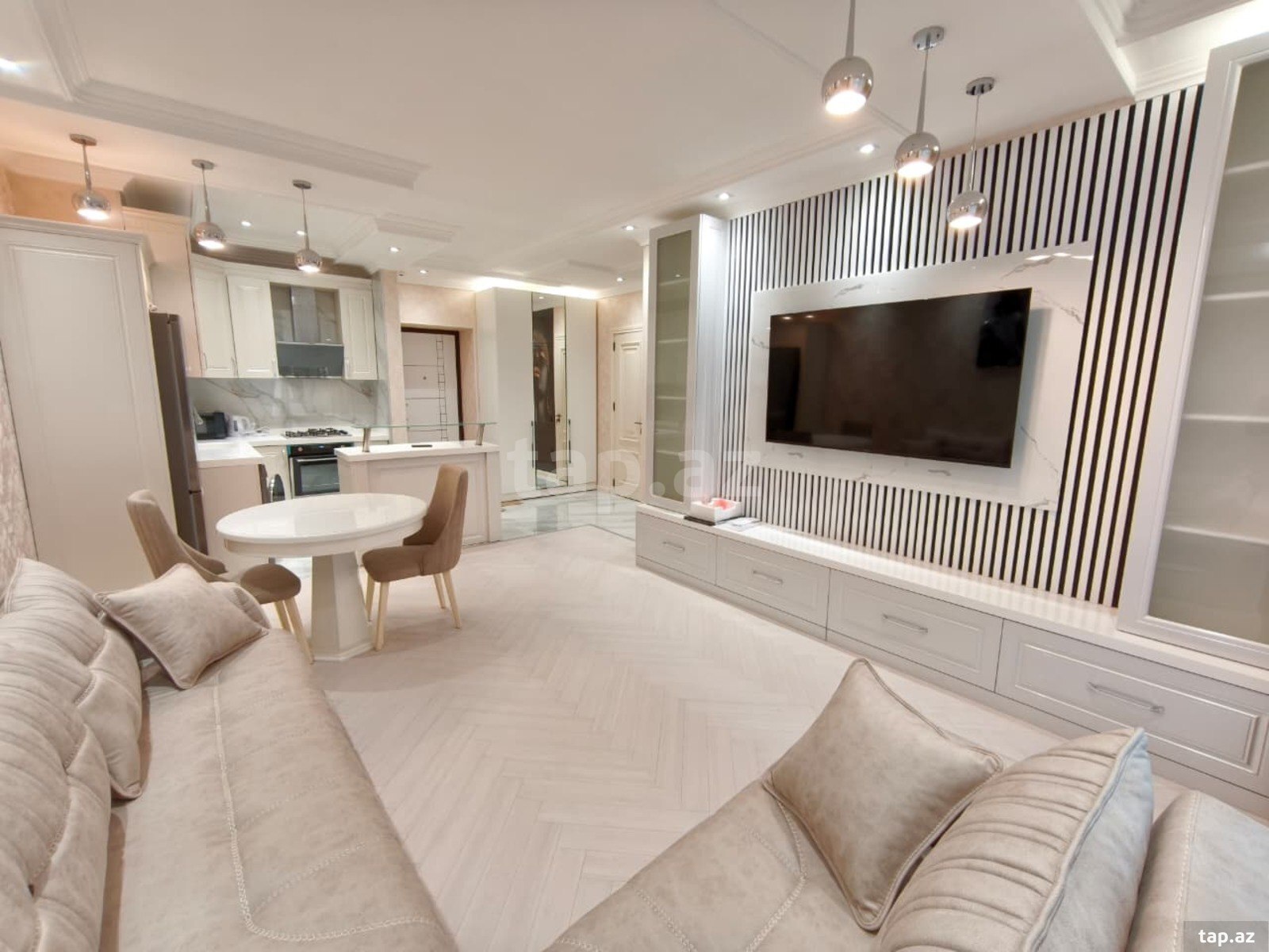 2-otaqlı yeni tikili kirayə verilir, Tbilisi pr., 60 m²