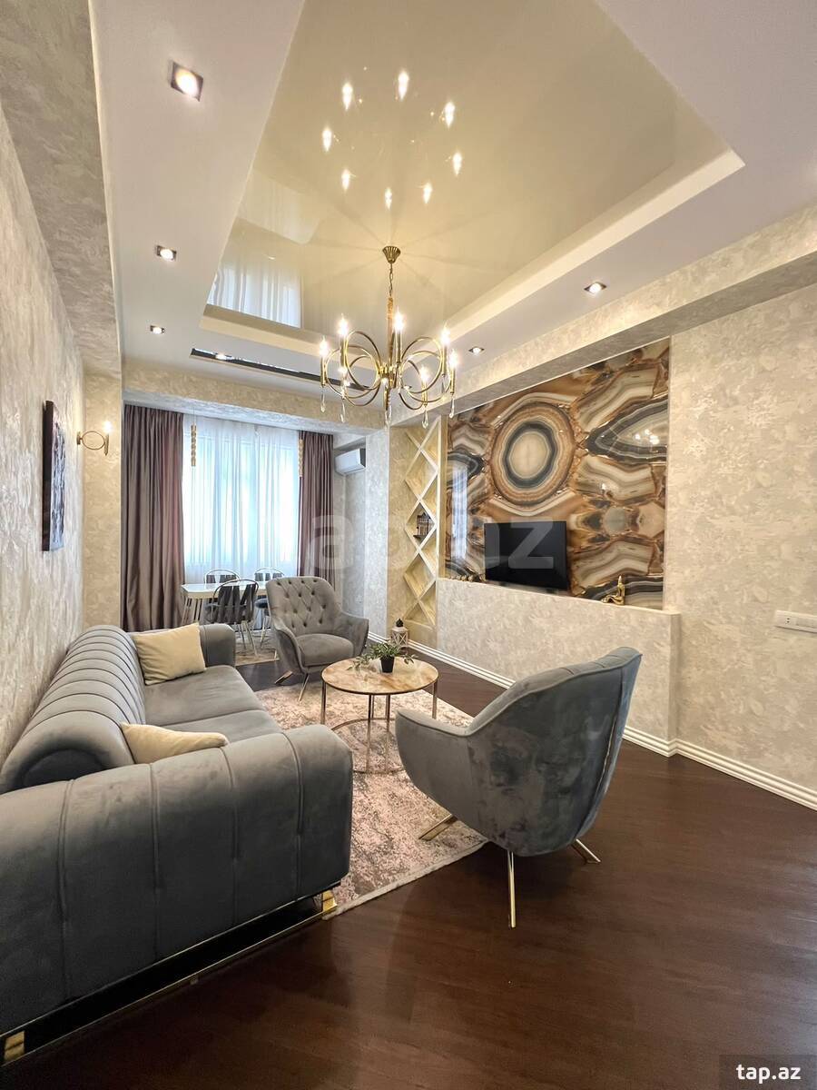 2-otaqlı yeni tikili kirayə verilir, N.Nərimanov m., 70 m²