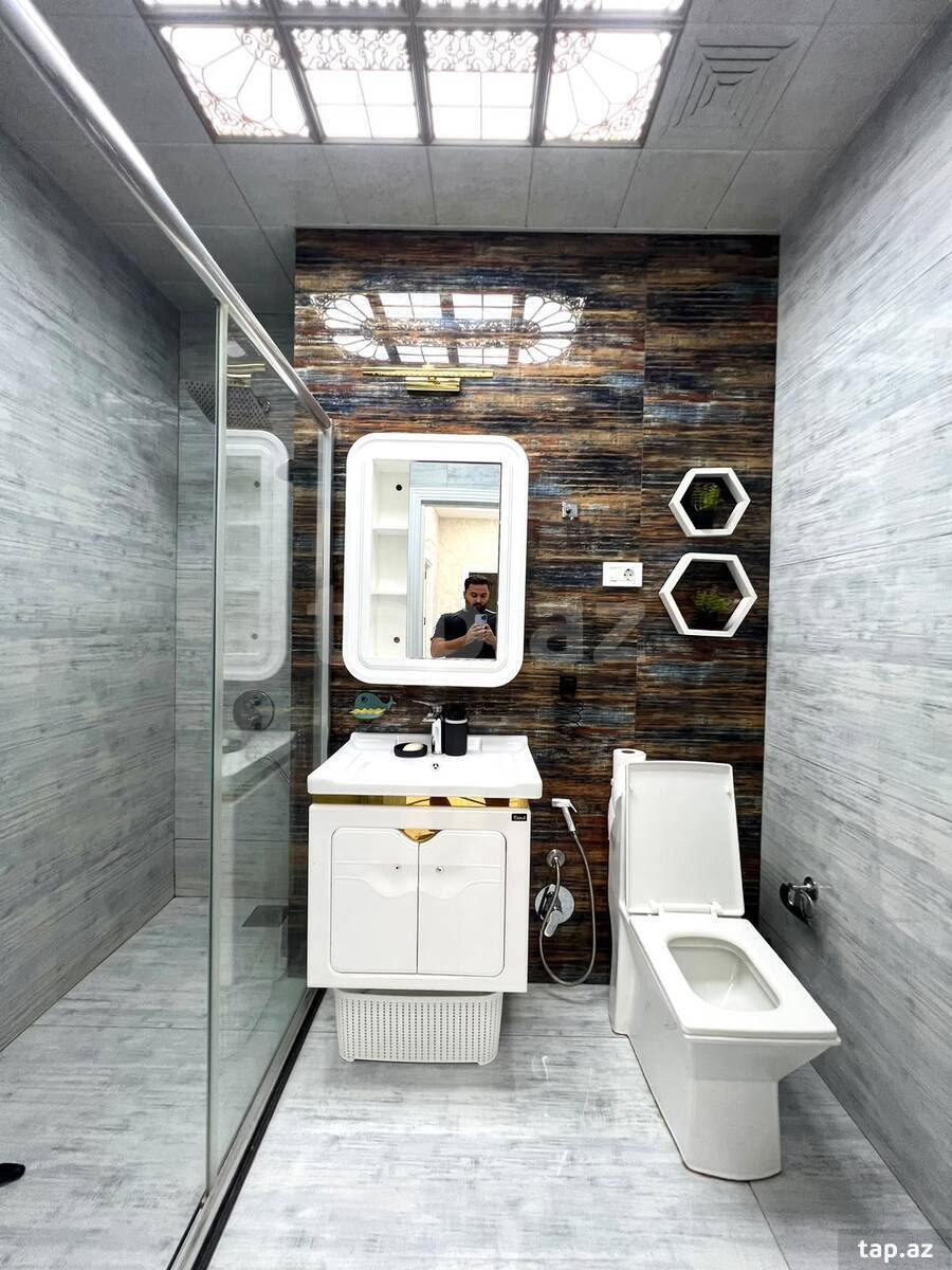 2-otaqlı yeni tikili kirayə verilir, N.Nərimanov m., 70 m²