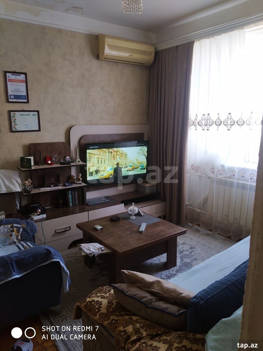 1-otaqlı mənzil, N.Nərimanov m., 36.6 m²