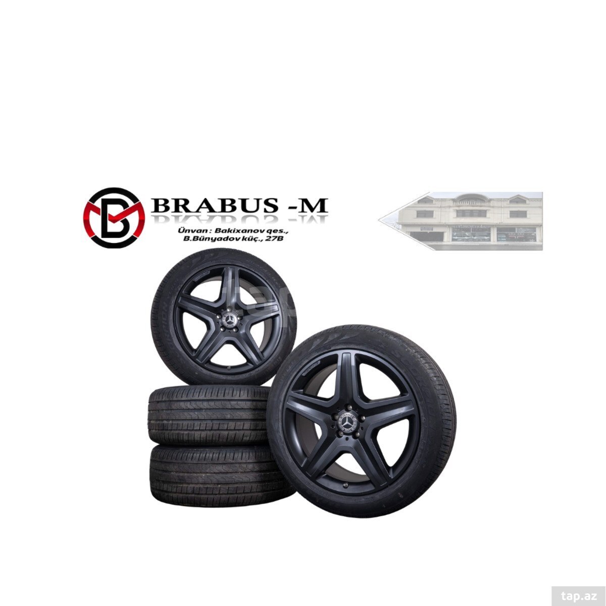 "Mercedes W166 ML" təkərləri