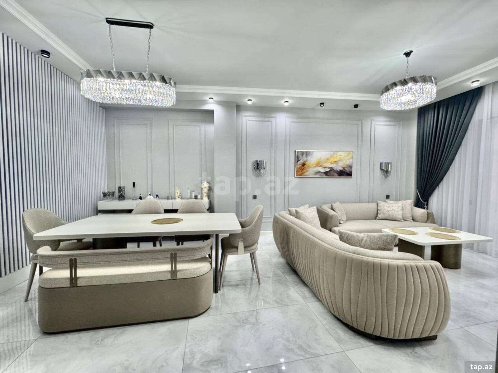 2-otaqlı yeni tikili, Binəqədi r., 90 m²