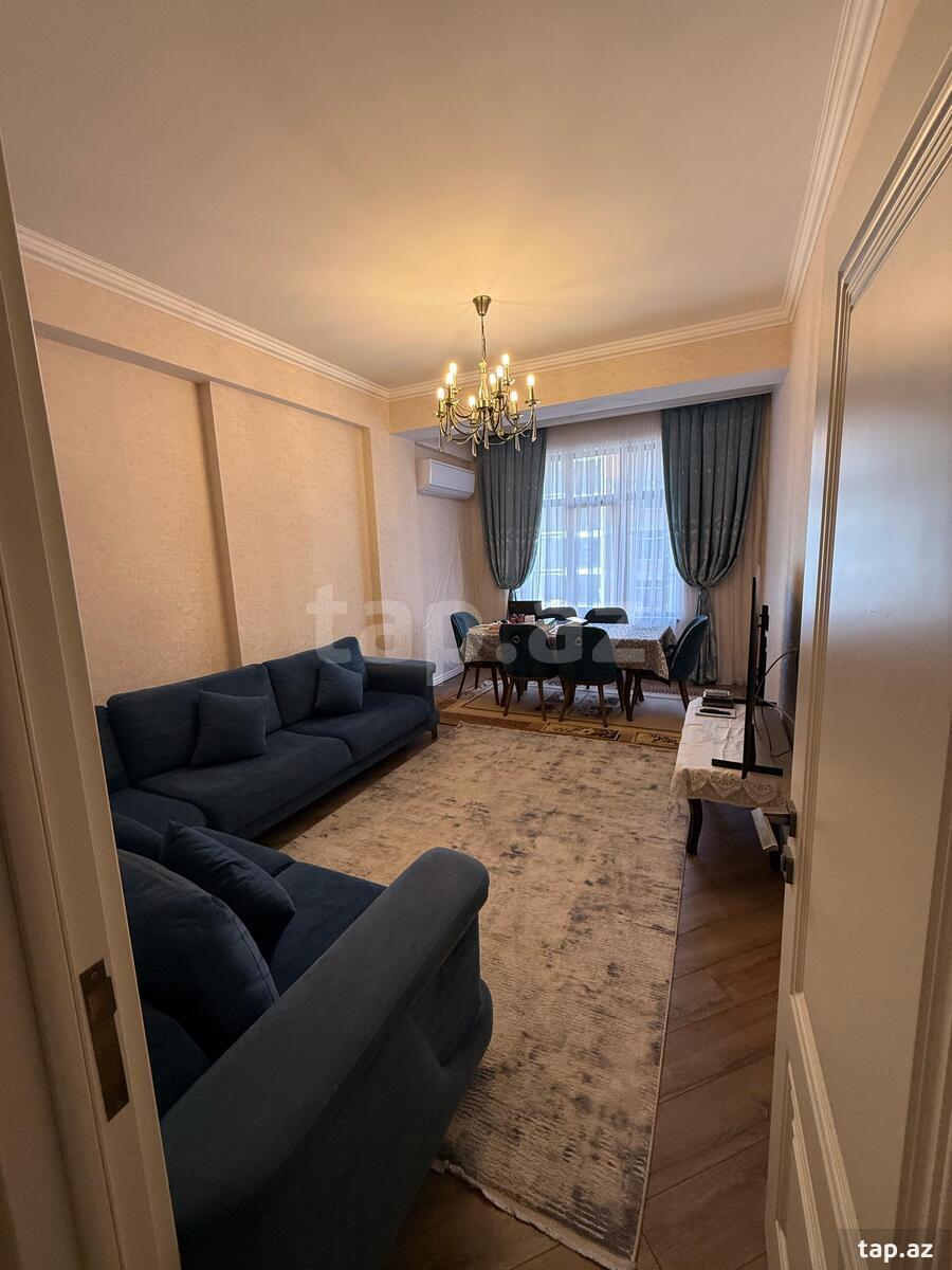 2-otaqlı yeni tikili kirayə verilir, N.Nərimanov m., 85 m²
