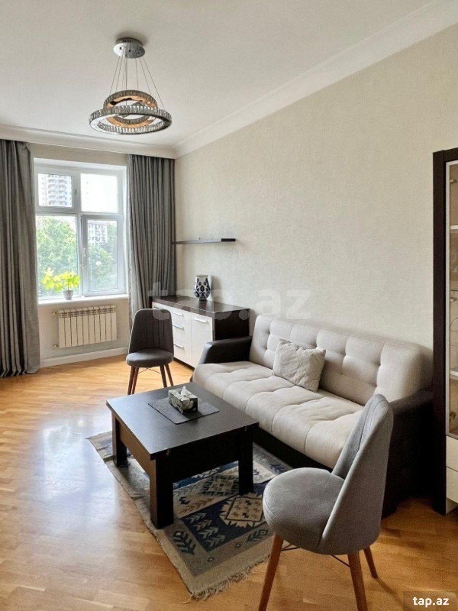 2-otaqlı mənzil, Nərimanov pr., 60 m²
