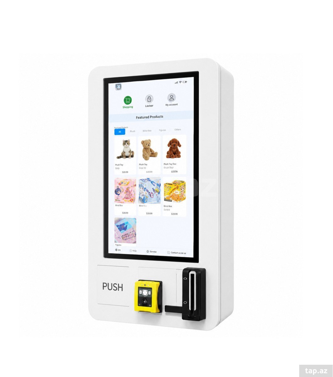 Divara quraşdırılan smart vending aparatı Double Grace DG-CIG-WM — 1