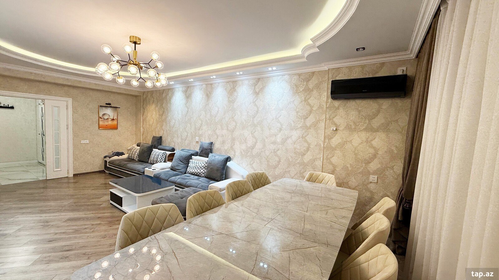 3-otaqlı yeni tikili, Mir Cəlal küç., 128 m²