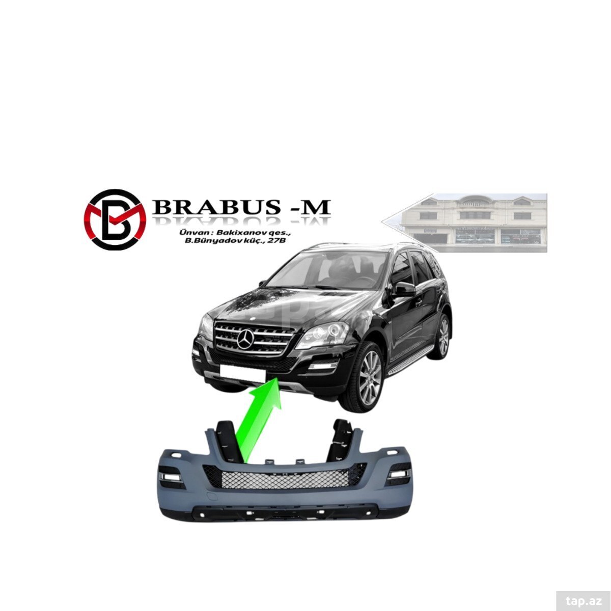 "Mercedes W164 ML" ön buferi