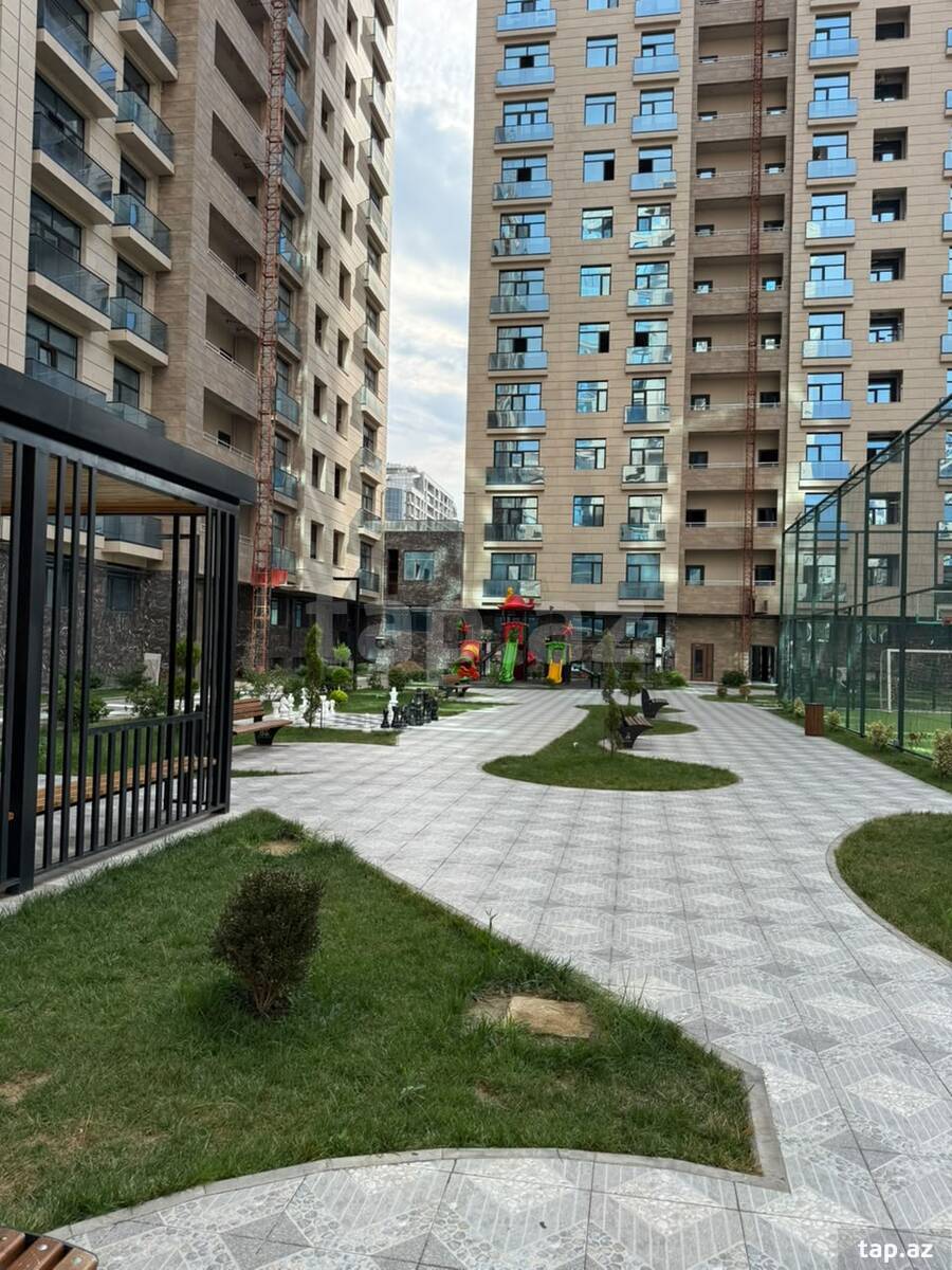 3-otaqlı yeni tikili kirayə verilir, Nəsimi r., 120 m²