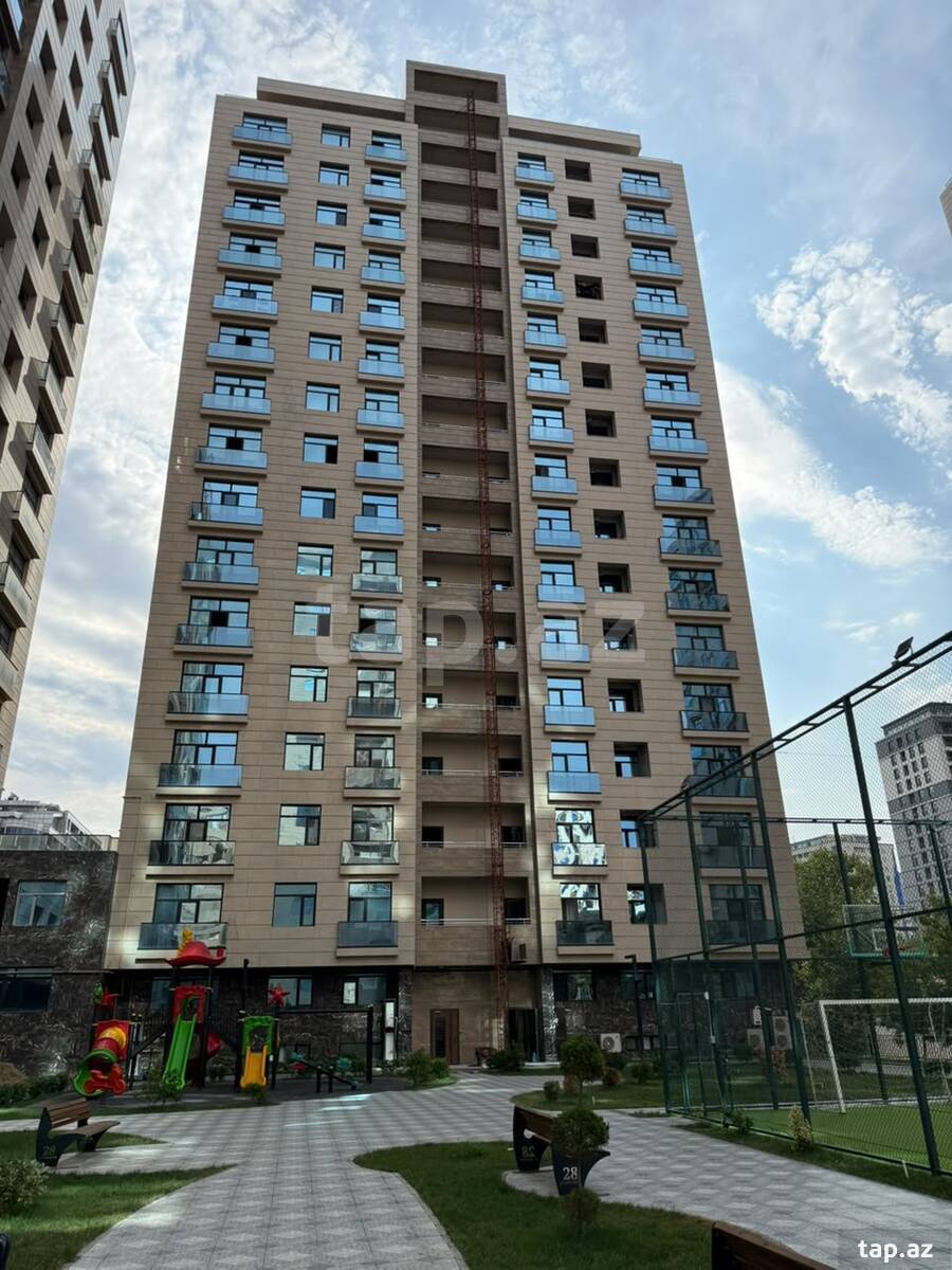 3-otaqlı yeni tikili kirayə verilir, Nəsimi r., 120 m²