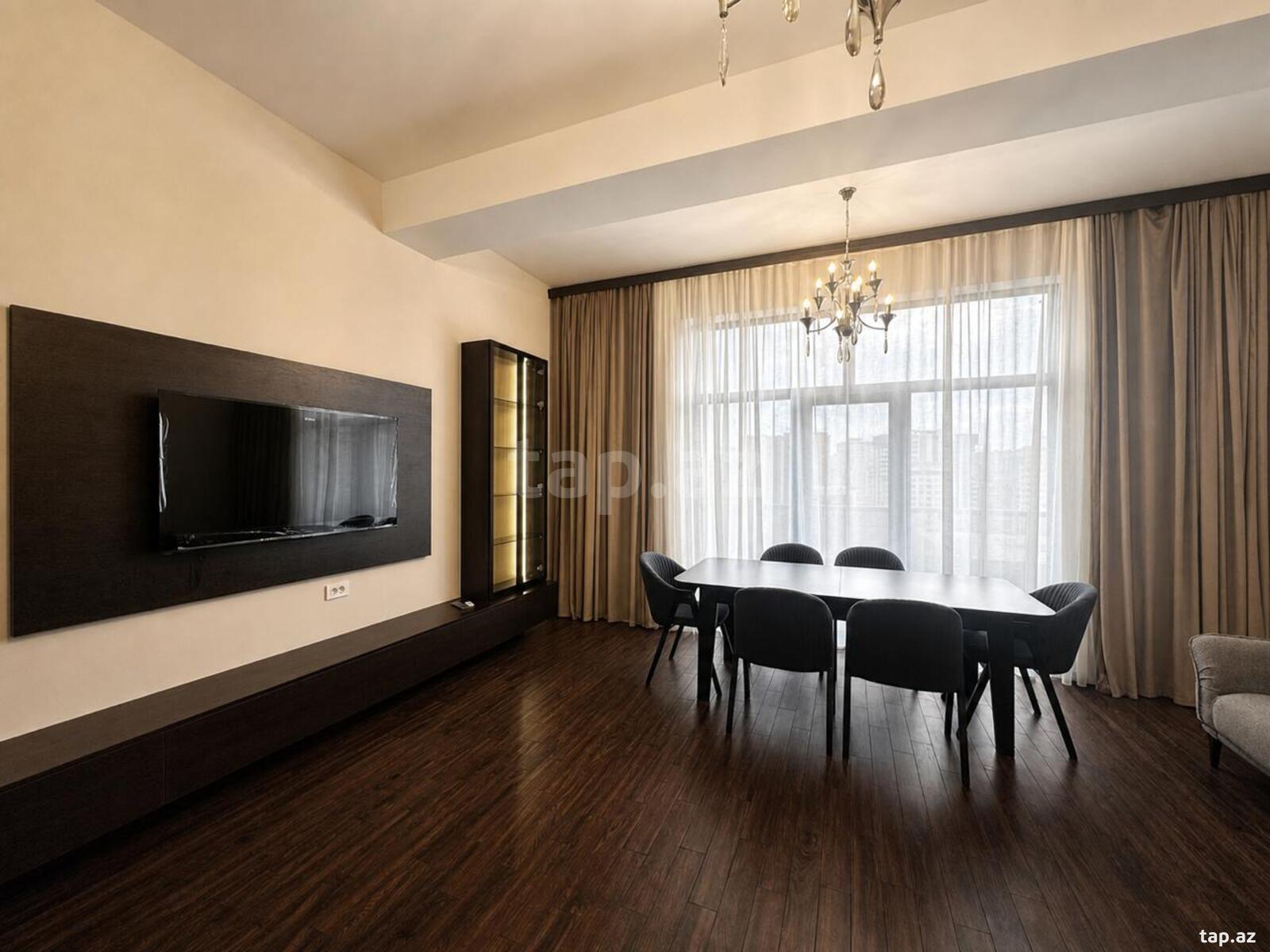 3-otaqlı yeni tikili kirayə verilir, Nəsimi r., 120 m²