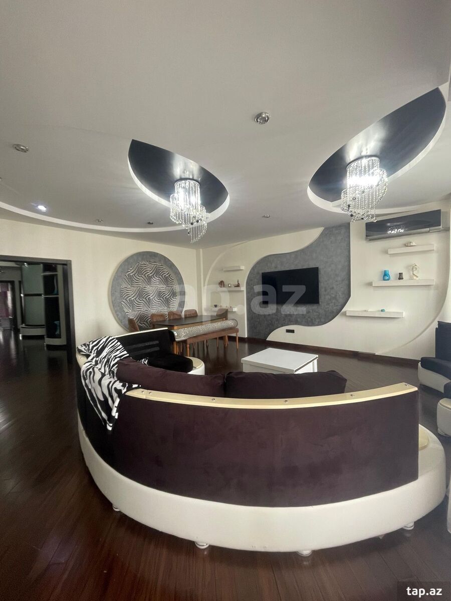 3-otaqlı yeni tikili, Nəsimi r., 158 m²