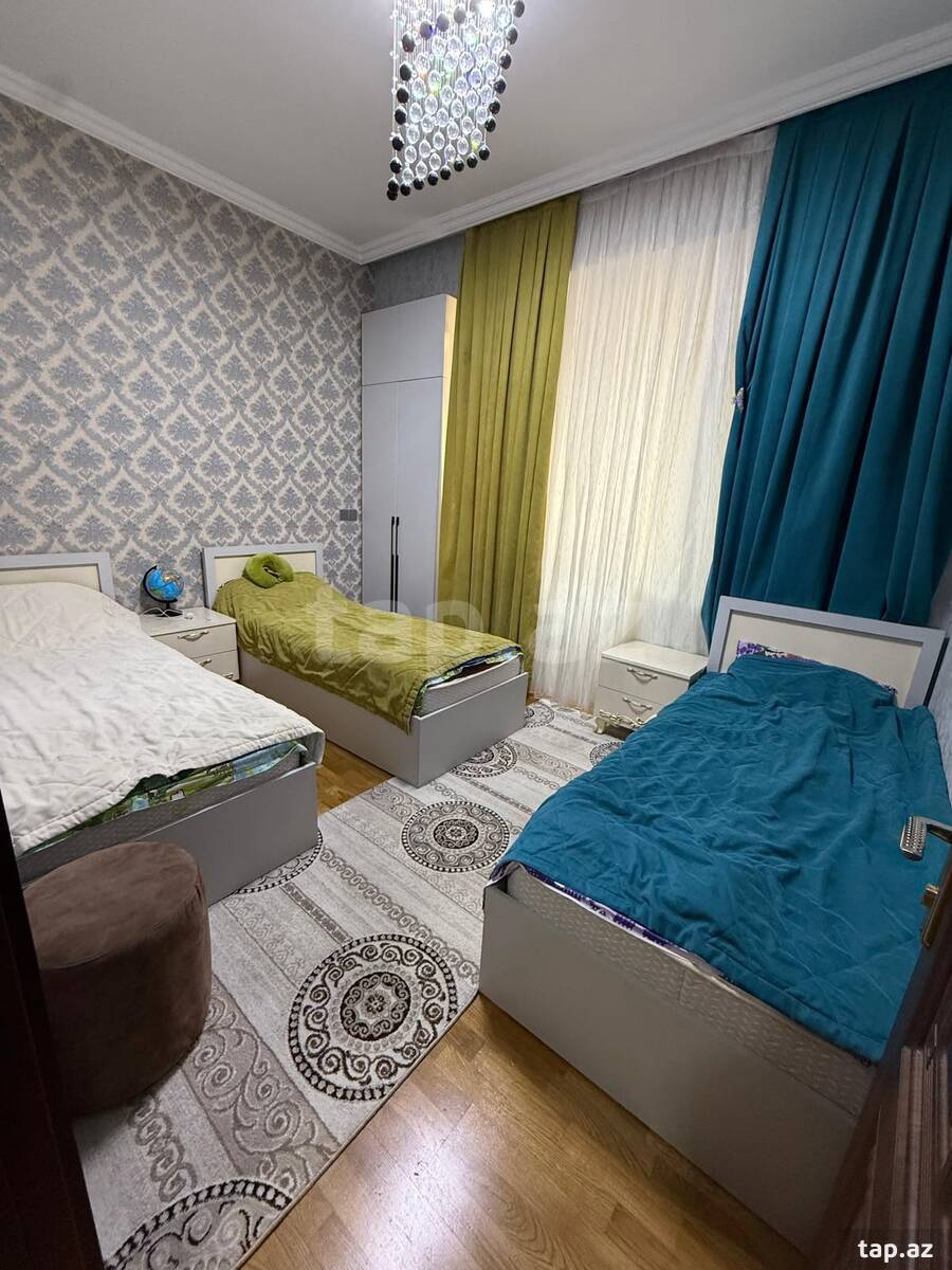 3-otaqlı yeni tikili, Qara Qarayev m., 78 m²
