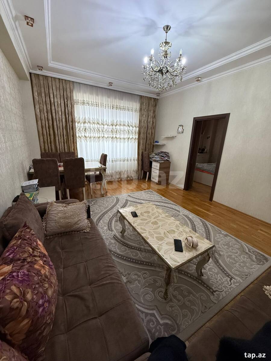 3-otaqlı yeni tikili, Qara Qarayev m., 78 m²