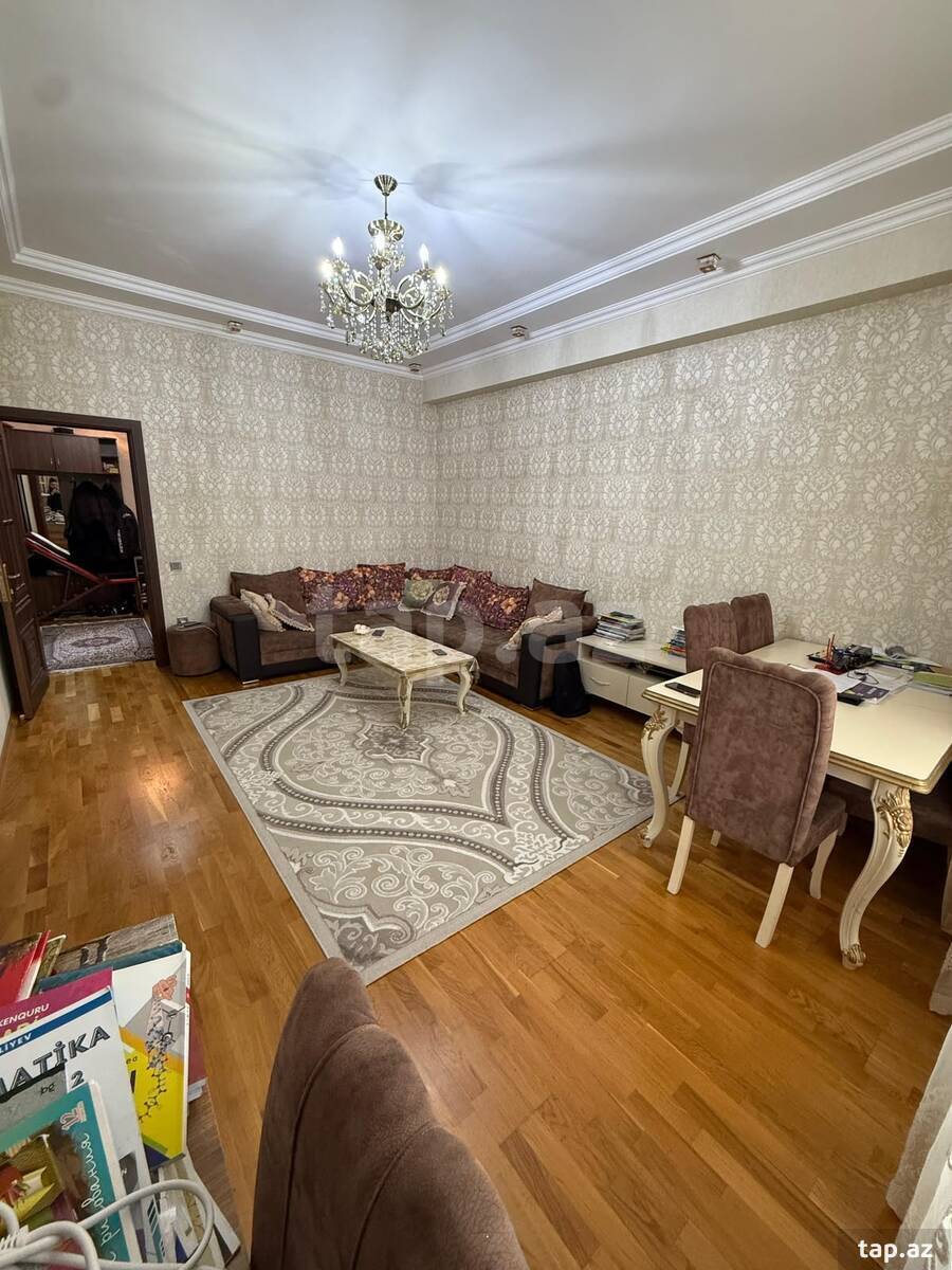 3-otaqlı yeni tikili, Qara Qarayev m., 78 m²