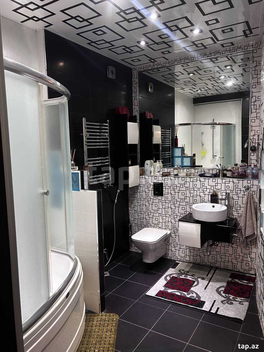 4-otaqlı yeni tikili kirayə verilir, Süleyman Vəzirov küç. 17a, 147 m²