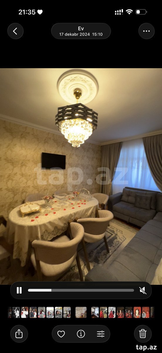 1-otaqlı mənzil kirayə verilir, Gəncə ş., 47 m²