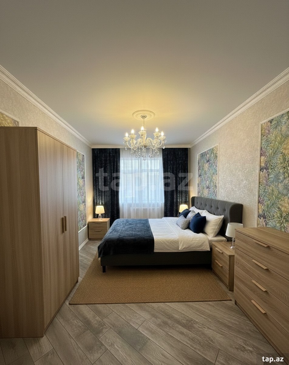 2-otaqlı mənzil, Memar Əcəmi m., 55 m²