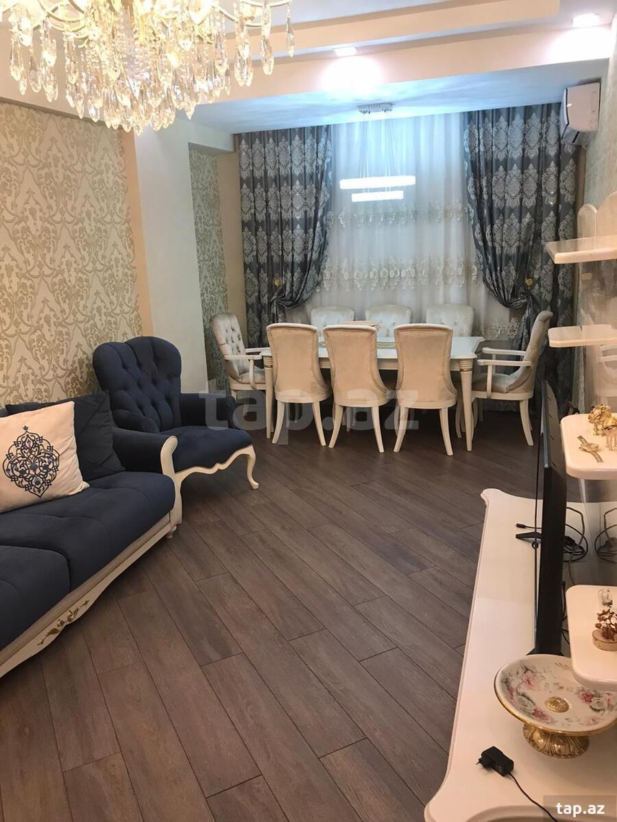 3-otaqlı mənzil, Memar Əcəmi m., 75 m²