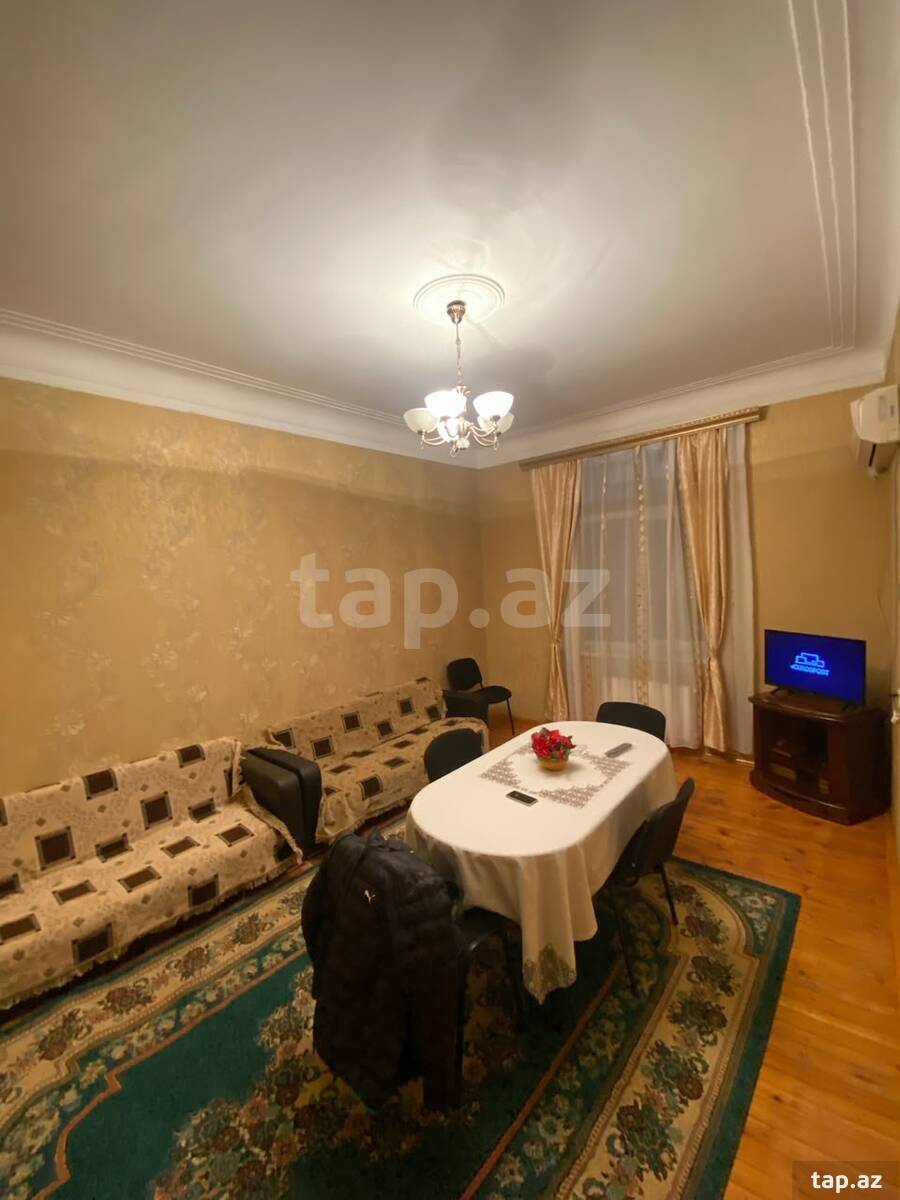 3-otaqlı mənzil kirayə verilir, Ağa Neymətulla küç., 80 m²