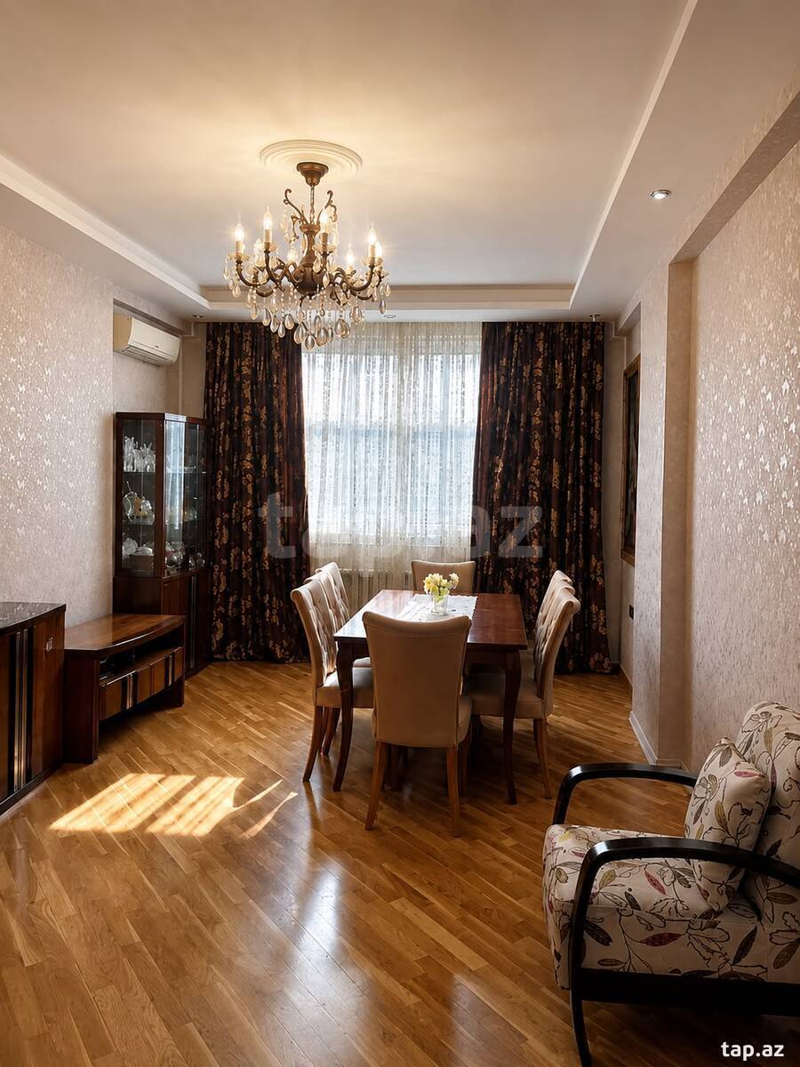 3-otaqlı yeni tikili, Mirəli Seyidov küç., 125 m²