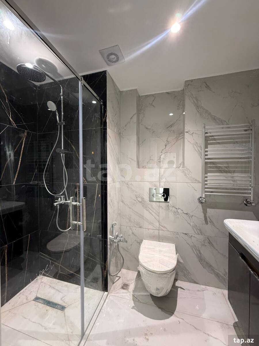 3-otaqlı yeni tikili, Yasamal r., 72 m²