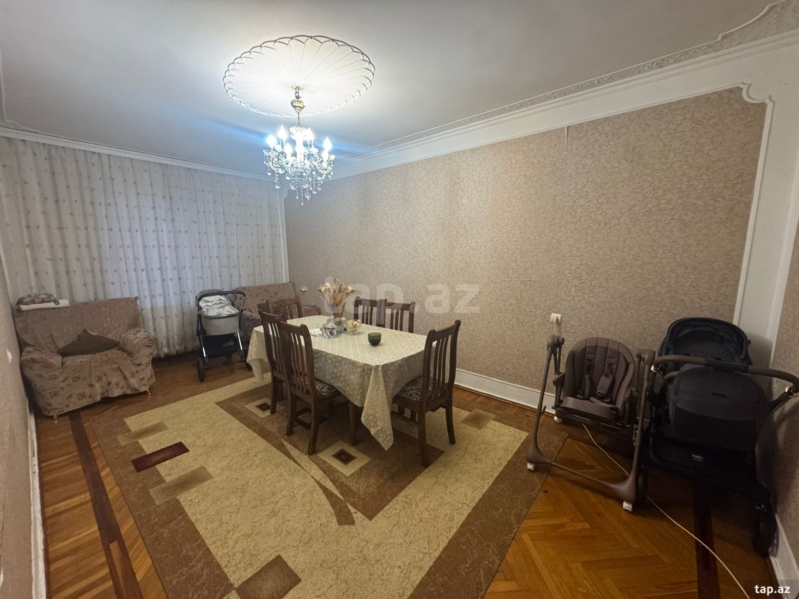 4-otaqlı mənzil, Xalqlar Dostluğu m., 100 m²
