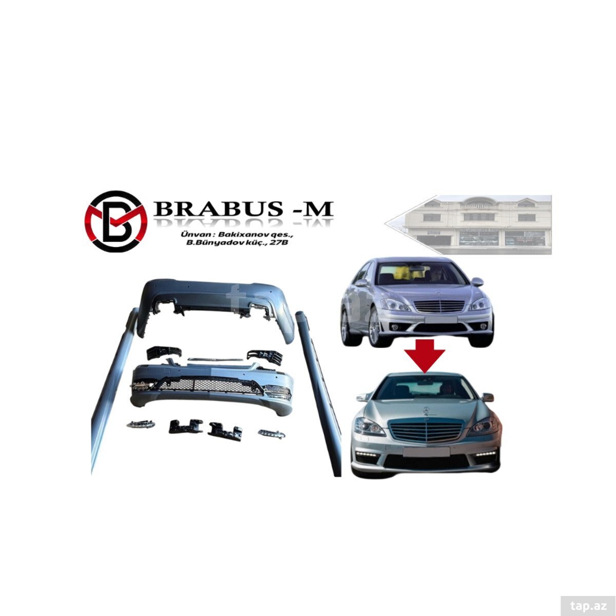 "Mercedes W221" üçün body kit